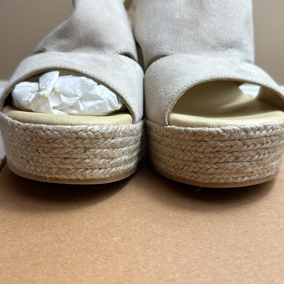 NWOT - CORDANI, Elenor - Beige Suede Sling Back Espadrille - Size 41 (9.5/10 US) - Picture 9 of 16